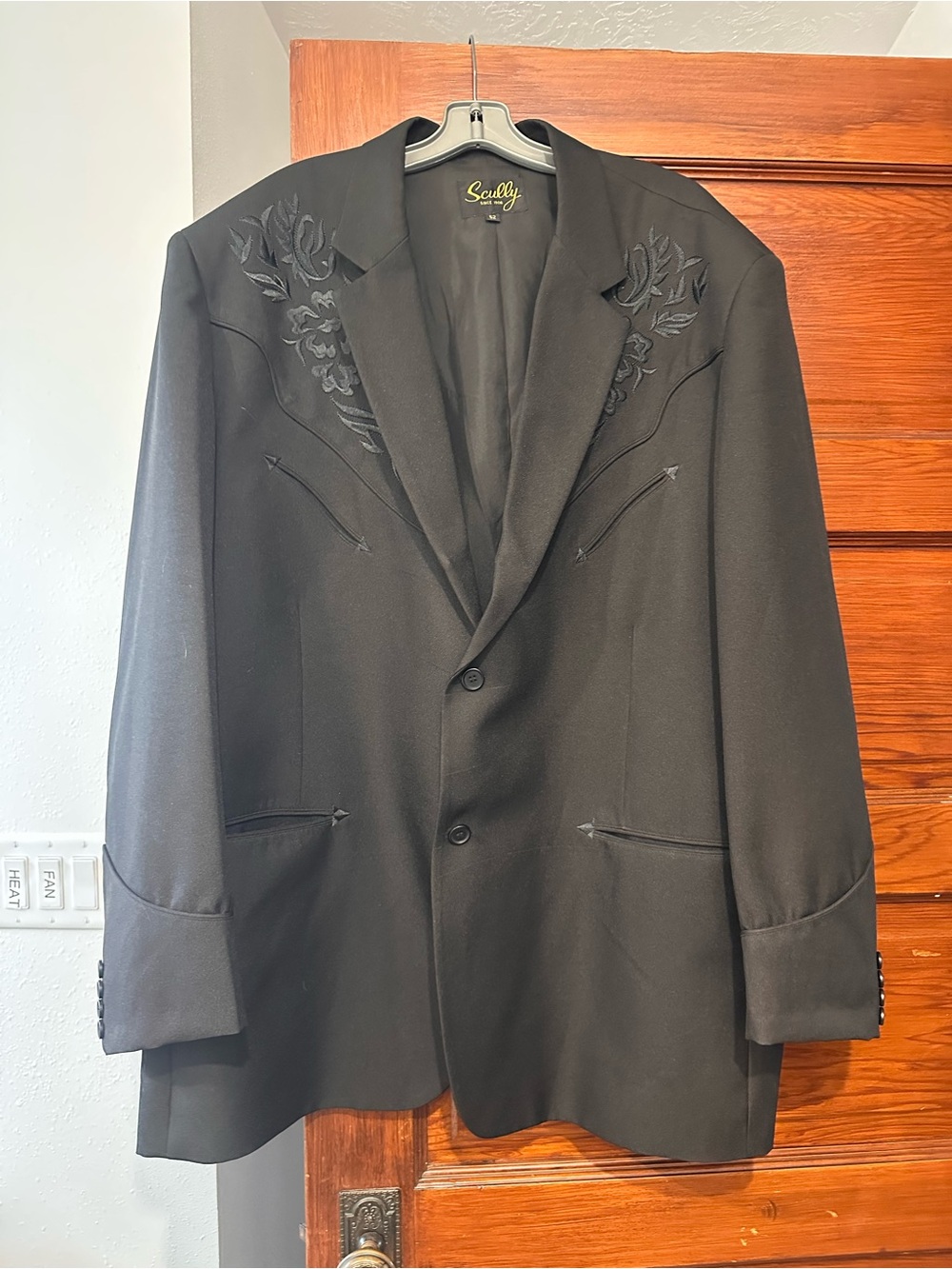 Mens Scully Western suit jacket size 52